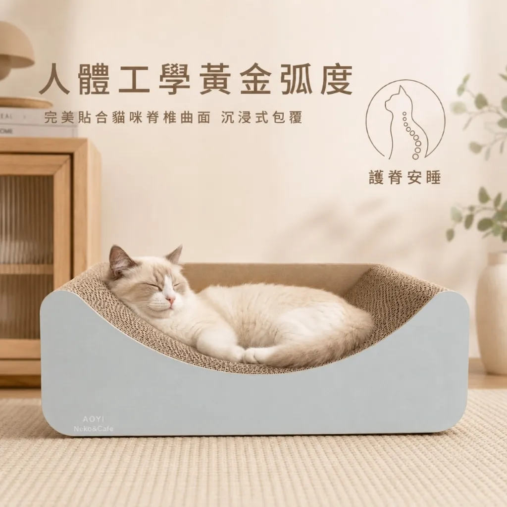 【AOYI奧藝】台灣製日式貓榻榻米沙發躺椅（預購商品）