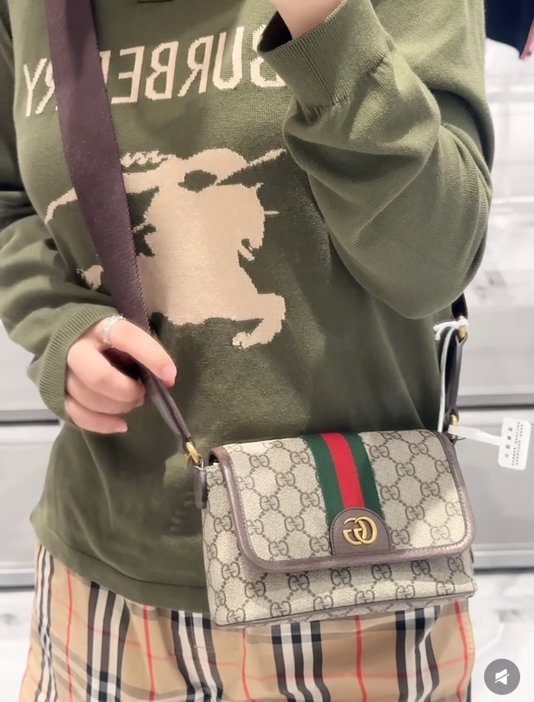 BBR kids 童款 針織 反領上衣 深綠色