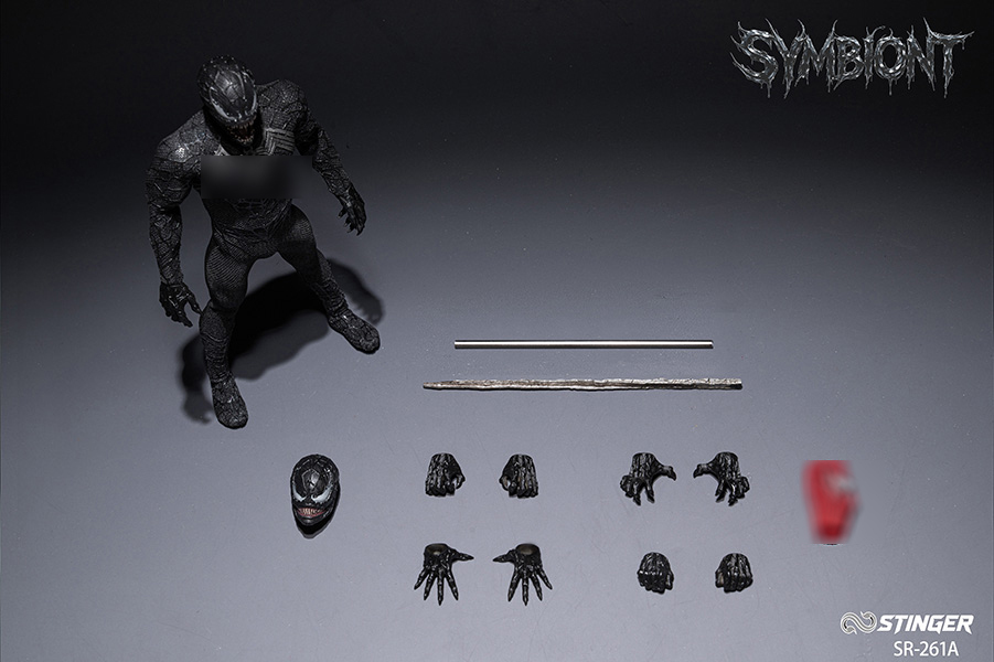 (Pre-Order) Stinger Studio - Symbiont 1/12 Action Figure (Masked Head Ver.) SR-261A