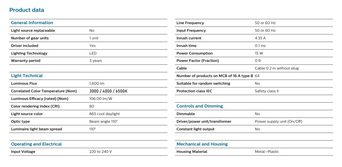 飛利浦 DN027B G3 15W D175 3000K 4000K 6500K 嵌入式 ESSENTIAL SMARTBRIGHT LED 筒燈