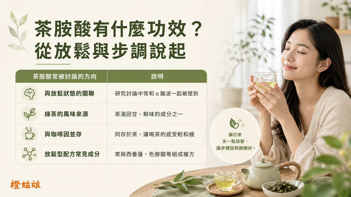 茶胺酸有什麼功效