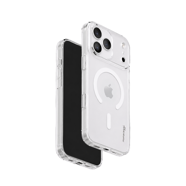 ESSENTIALS Slim｜iPhone 18 Magnetic Charging Compatible Anti-Yellowish 1.2mm Ultra Slim Crystal Clear Case - Transparent