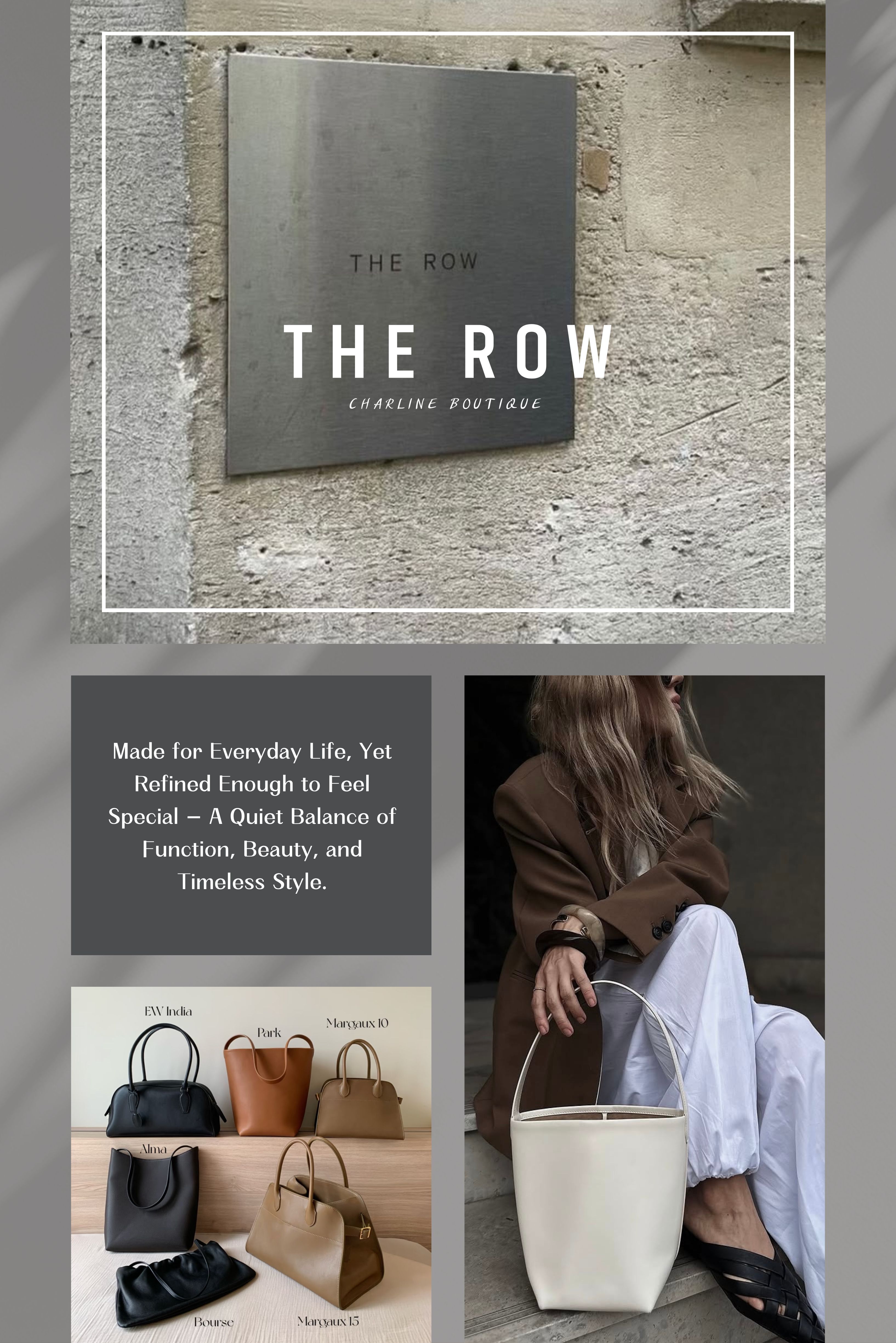 The Row 台灣購買管道與海外指定款找貨資訊圖