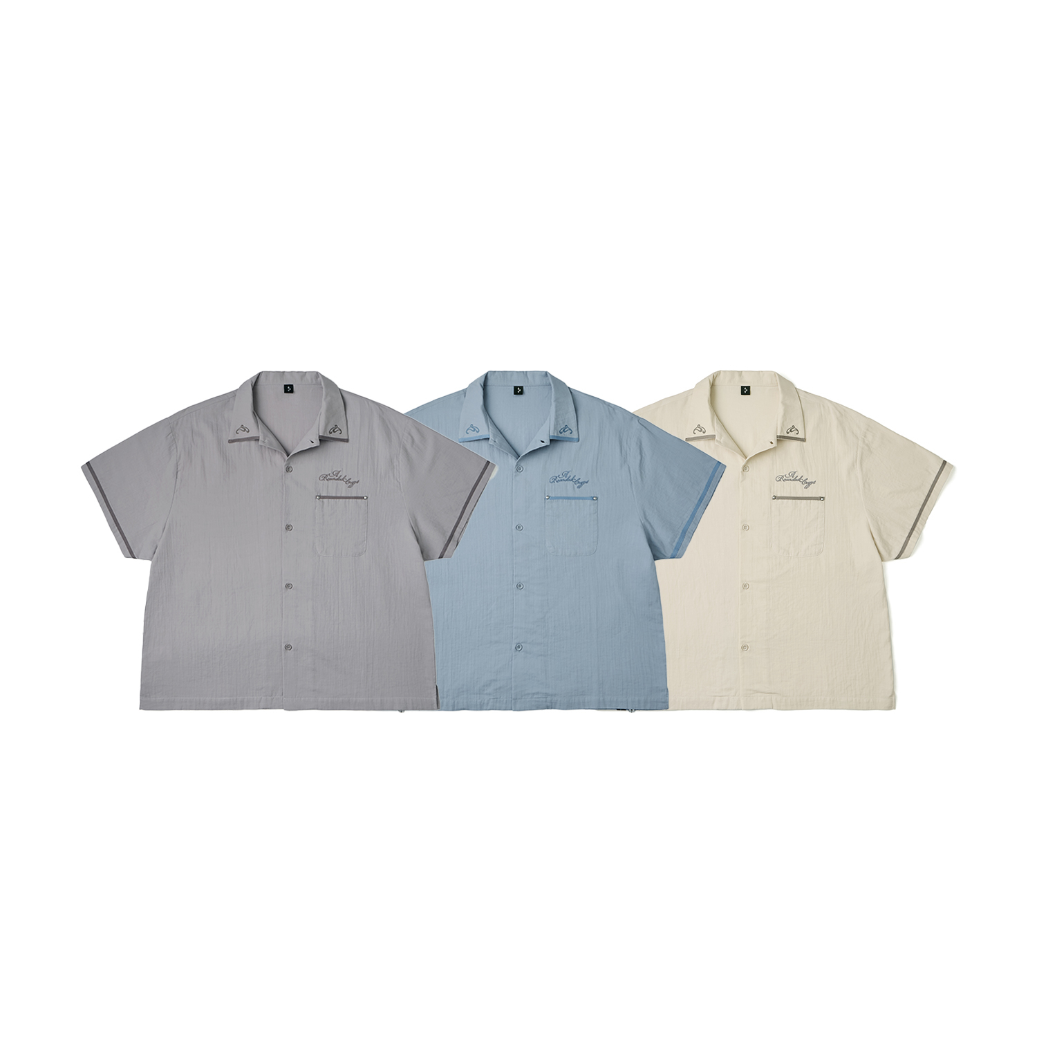【車庫服飾】ARC ROOM ARC EMBROIDERED SUMMER SHIRT