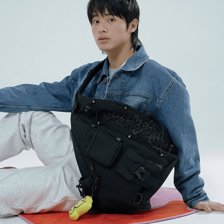 Wacky WiLLy｜Mash String Utility Messenger Bag WW293