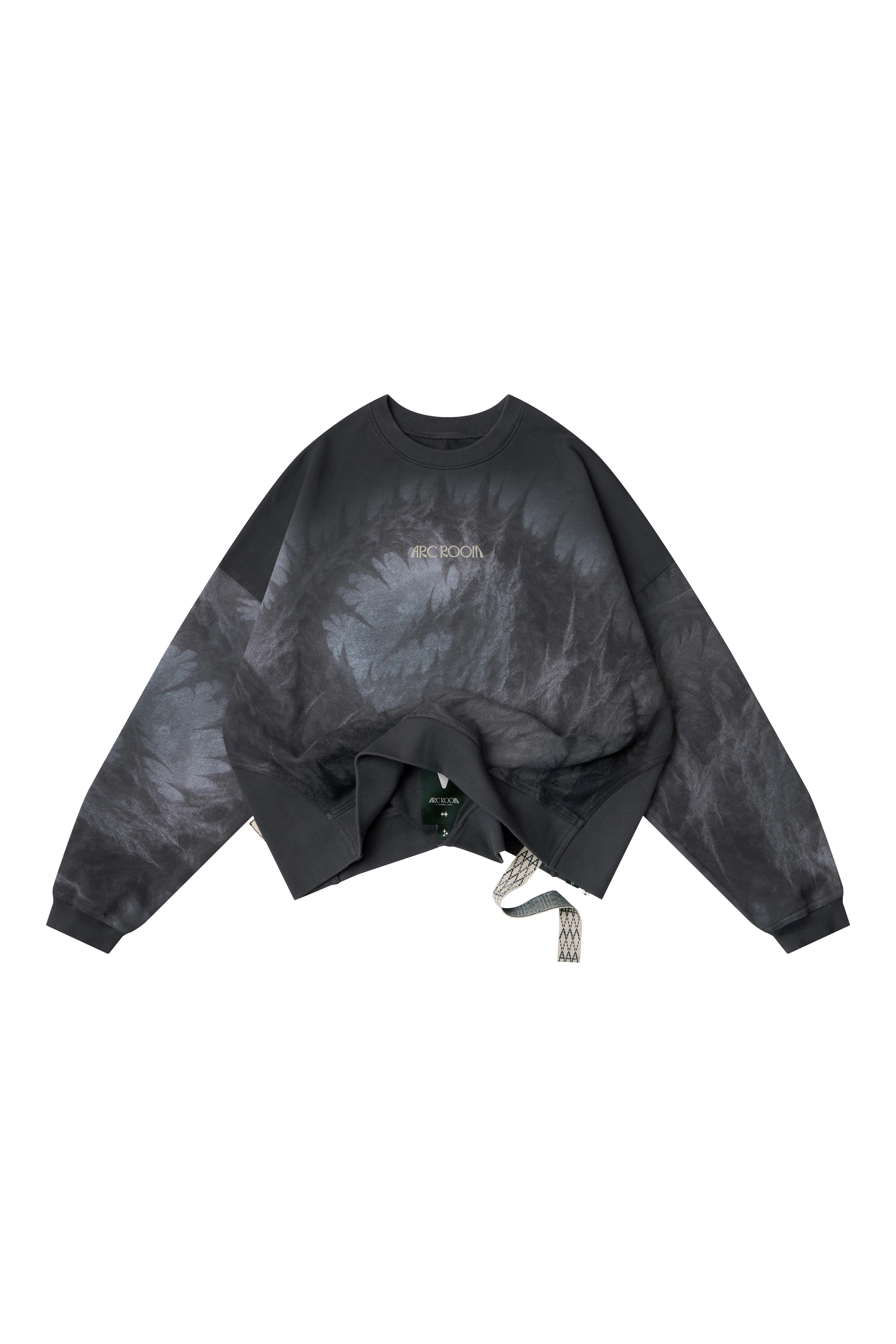 【車庫服飾】ARC ROOM THORN WASHED LOGO CREWNECK