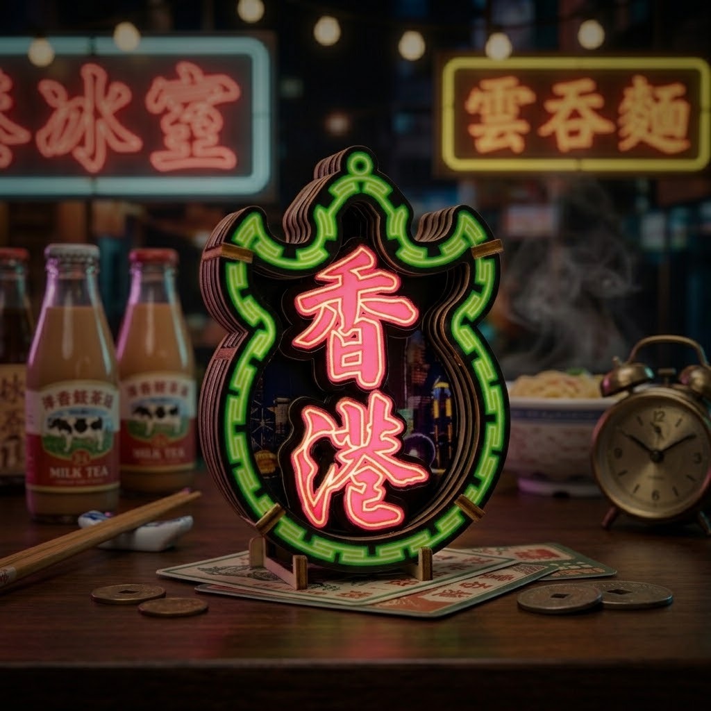 Desk Magnet – Neon Light (luminous)