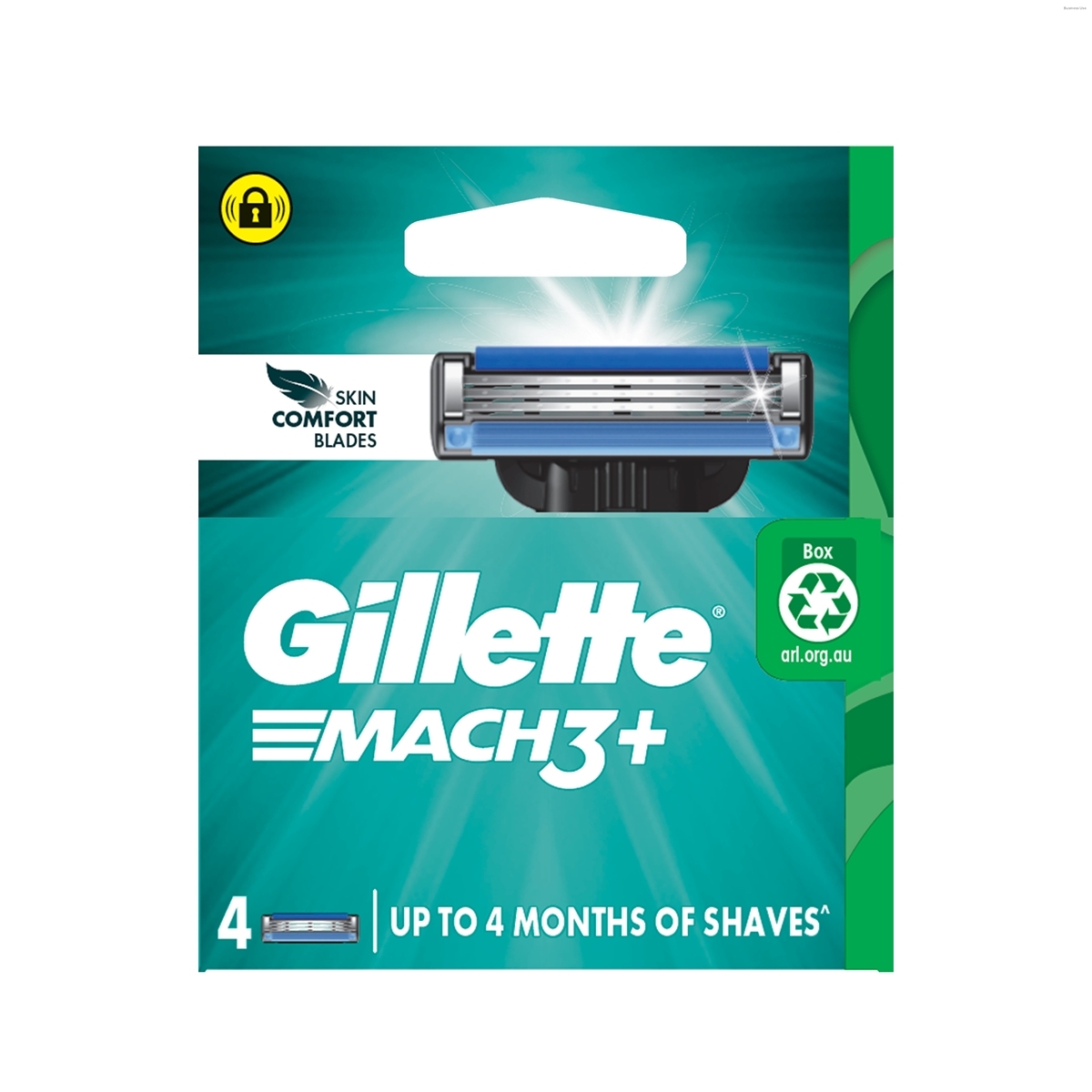 Gillette吉列Mach3鋒速3系列剃鬚刀頭 4片