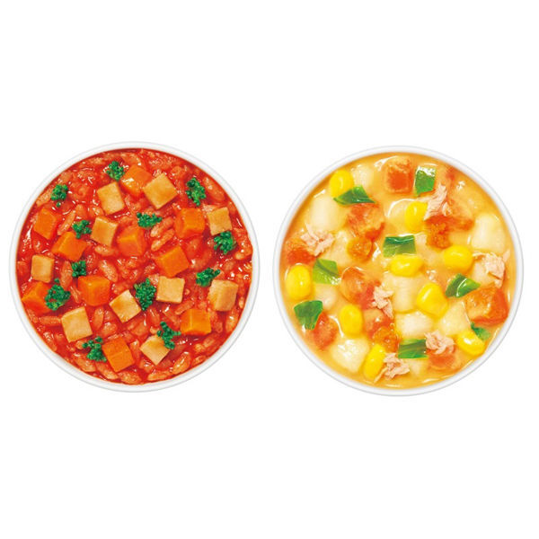 【Wakodo】Ready-to-Eat Cup Chicken Vegetable Risotto & Potato & Tuna Gratin 170g (90g+80g) (12 Months+)