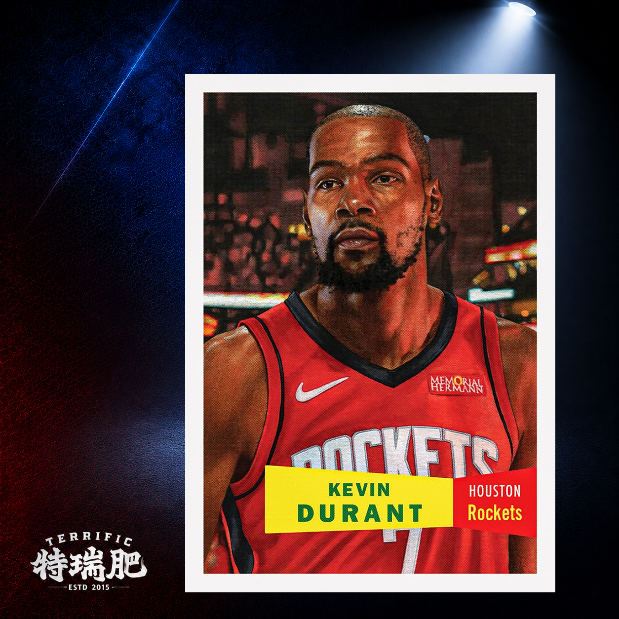 NBA球員卡 Kevin Durant - 2025-26 NBA Living Set® - Card 8 休士頓火箭