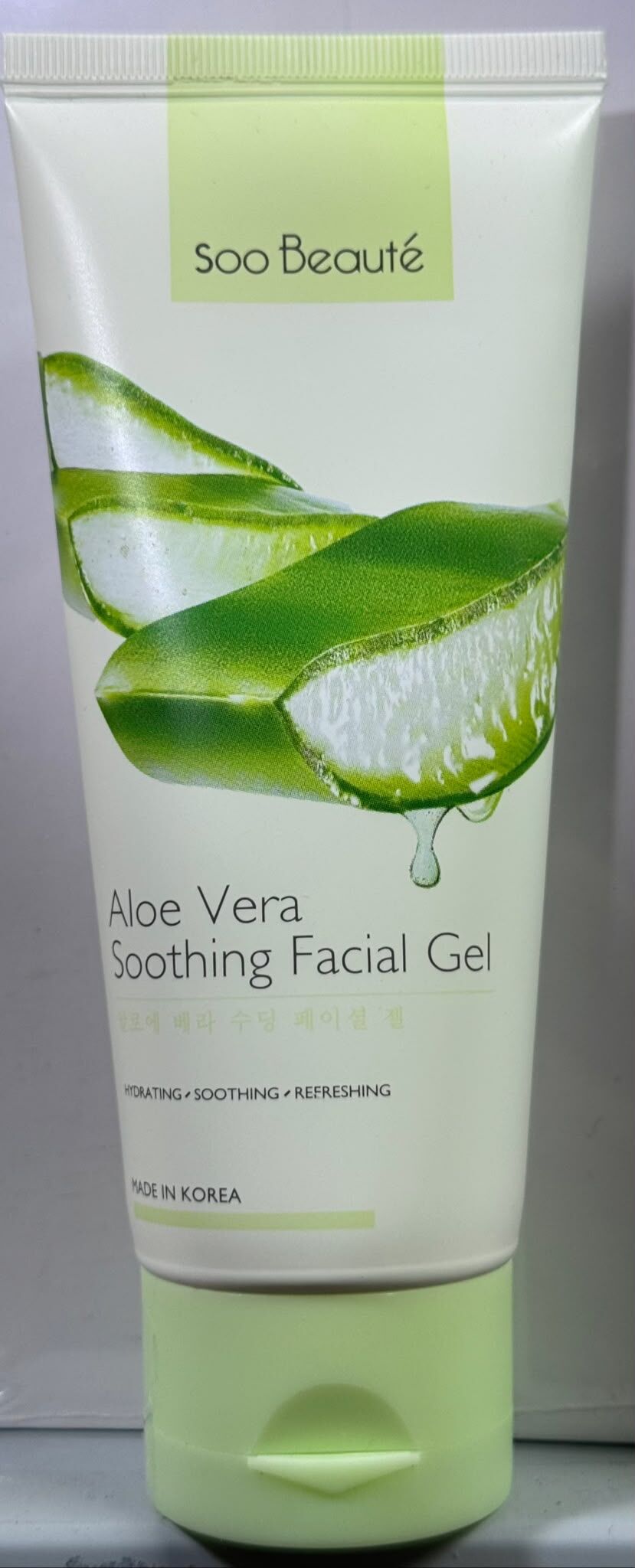 PP2026-P232 Soo Beauté Aloe Vera Soothing Facial Gel 蘆薈保濕舒緩面部凝膠 100毫升（EXP:2027/03) （清倉貨品不退不換以不影響實際使用為準，現貨可新蒲崗倉庫即取）