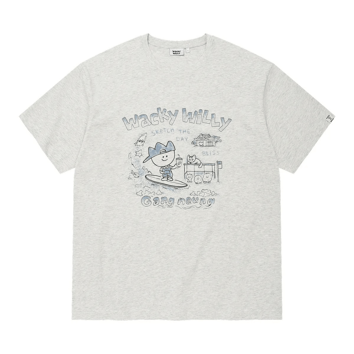 Wacky WiLLy｜kiky Travel Series Gangneung T-Shirt [2 colors] WW342
