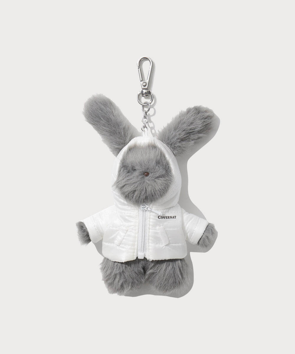 【預購】COVERNAT ZKR081805 Civic Bunny 玩偶鑰匙扣 (灰色)