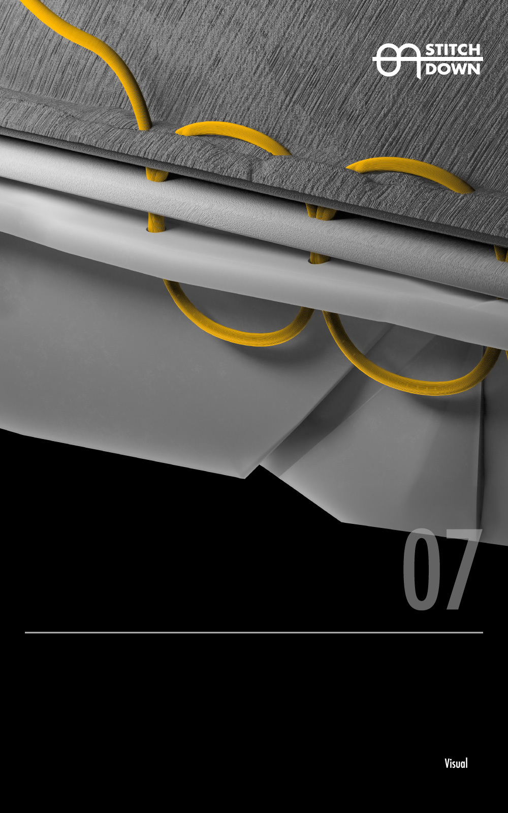 Diagram of PATRONI's patented Stitch-Down turned-out sole construction