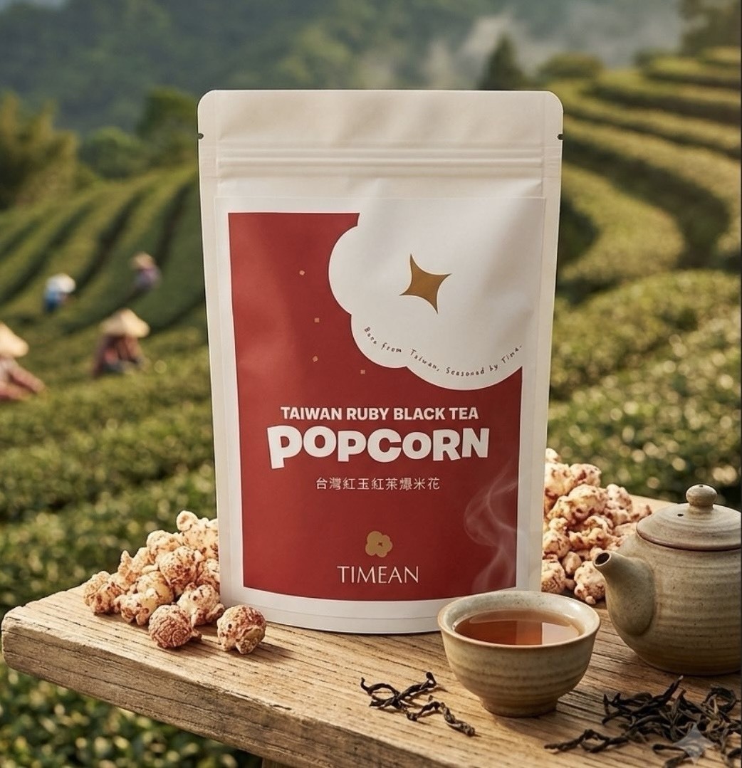 TIMEAN｜台灣 紅玉紅茶爆米花