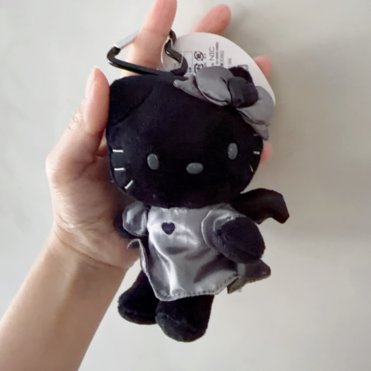 日本 SANRIO Hello Kitty Black Angel系列 小天使掛飾 黑