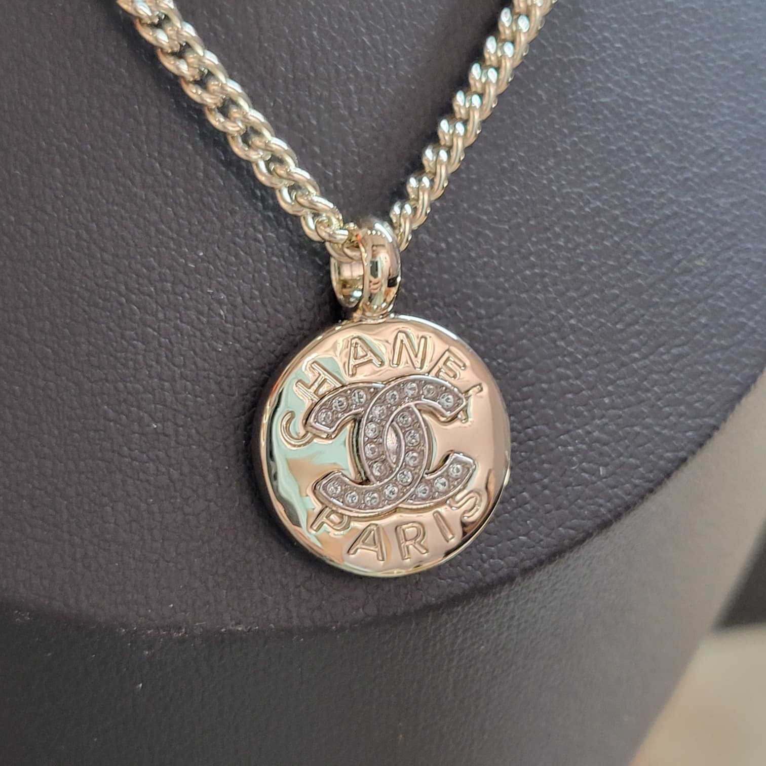 CHANEL ABG026 CC LOGO COIN NECKLACE 頸鏈