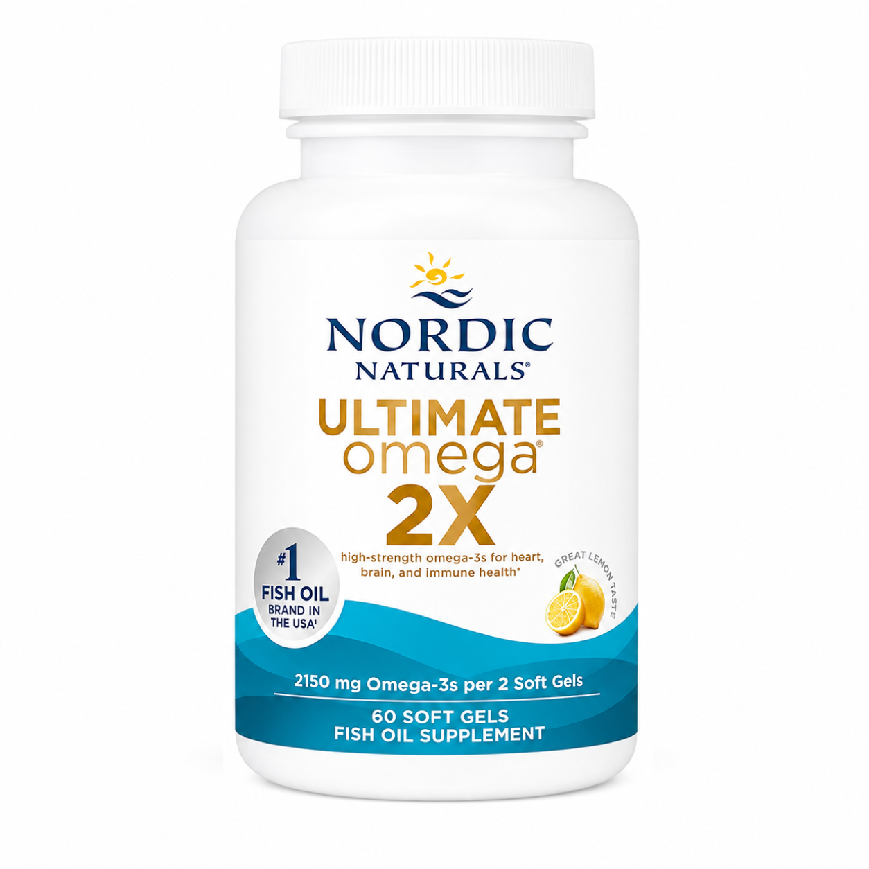 【iHerb】Nordic Ultimate Omega-3 2X 魚油 2150mg 60粒