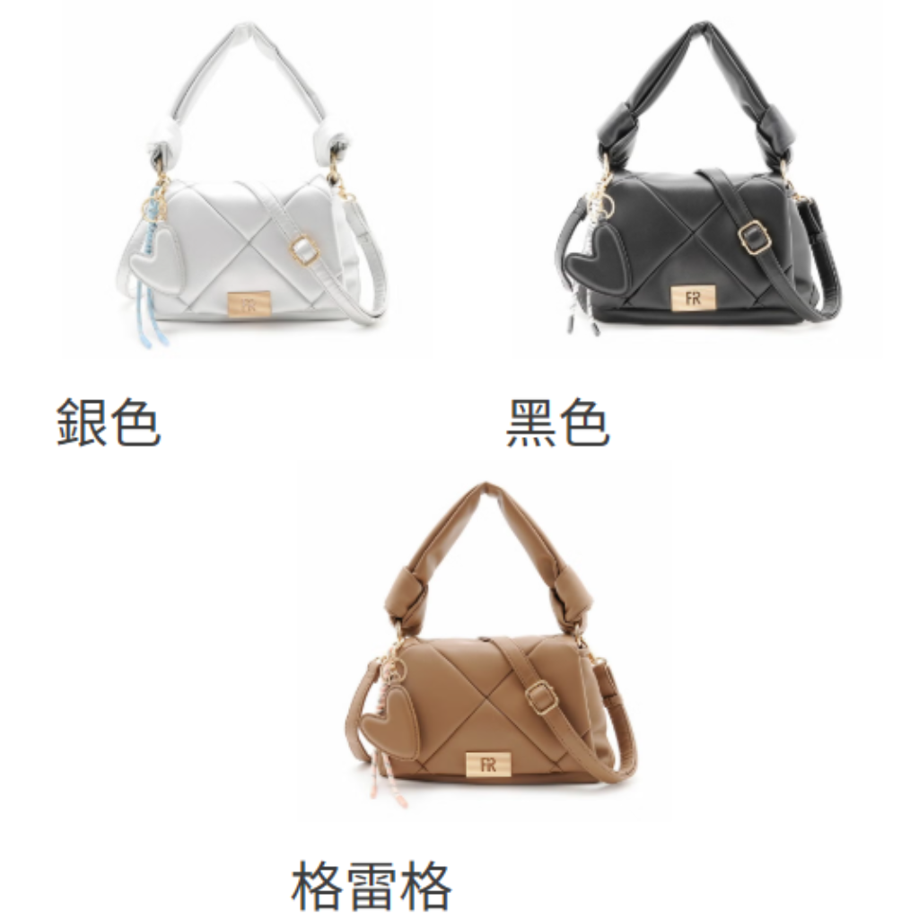 JAP-GGG0818-010 Seira ViVi 系列拼布方正手提包 F403081(A10 Grege/B10 Silver/C10 Black)