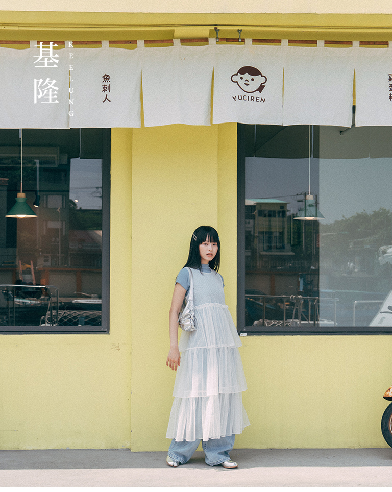 Flocked polka dot multi-layered cake mesh long cover-up vest-white【01099978】in stock+pre-order