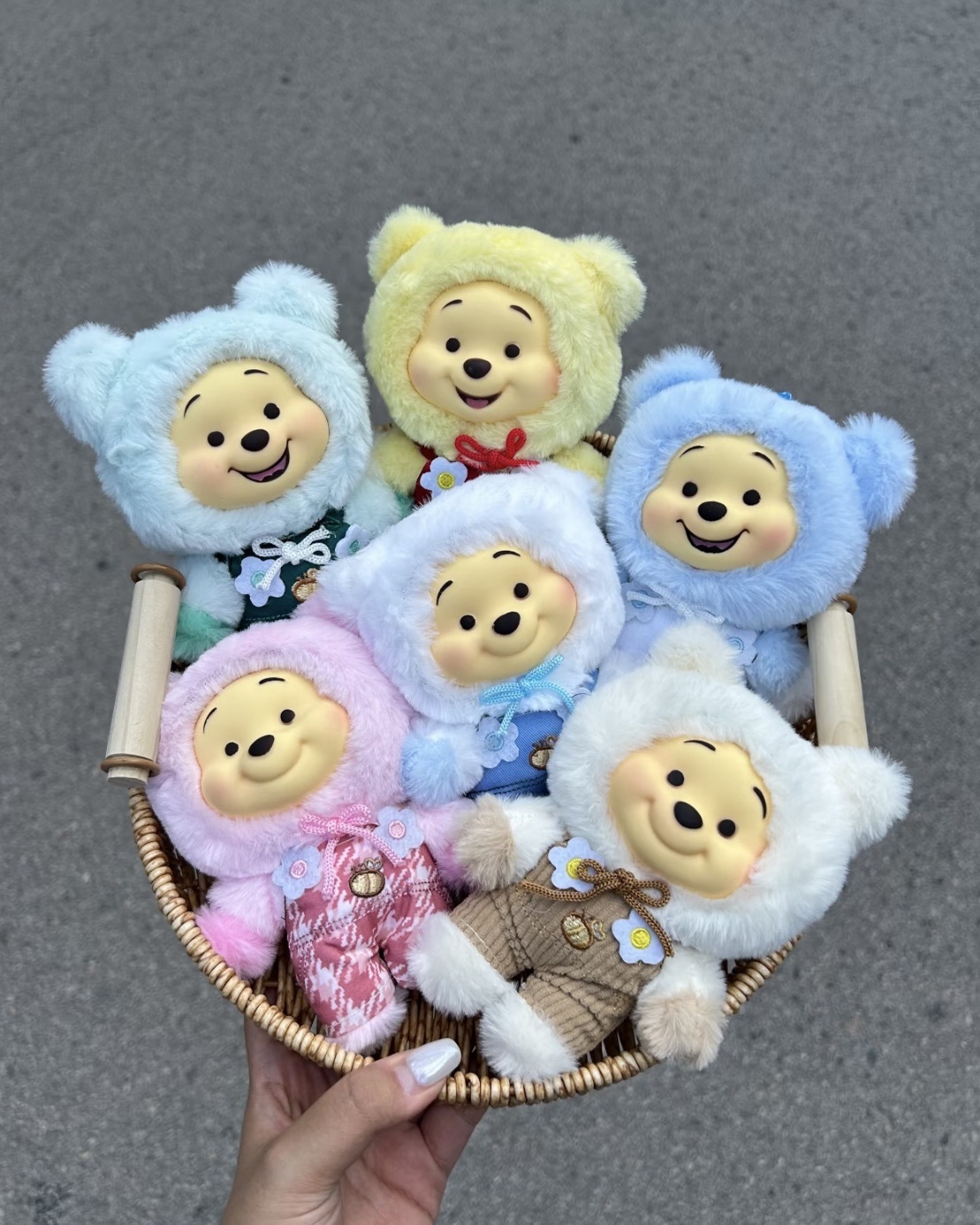 #預購 TOP TOY 小熊維尼糖果熊系列 搪膠毛絨盲盒 共六款