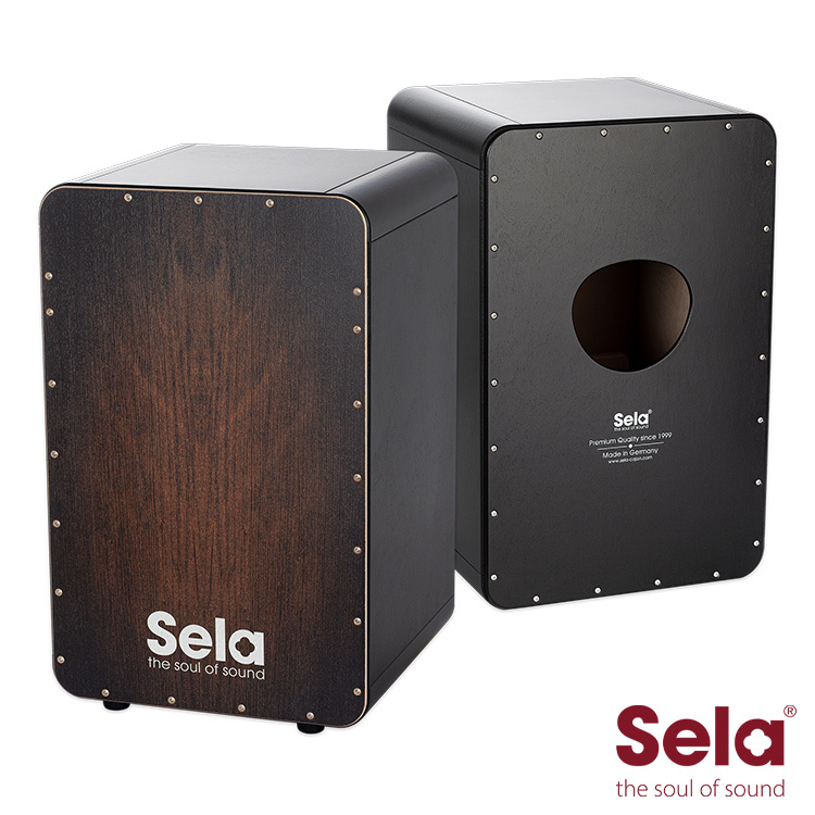 Sela SE-048 CaSela Black Brown Dragon 木箱鼓