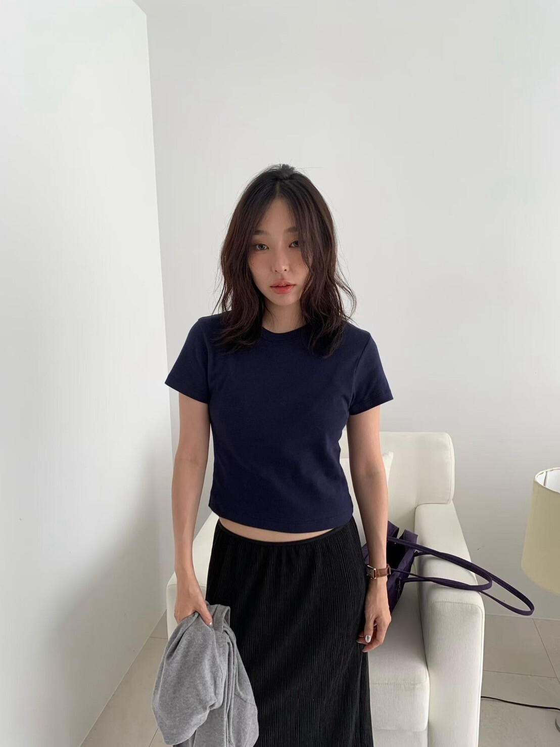 早秋多色系基本款圓領短袖棉TEE / 7色
