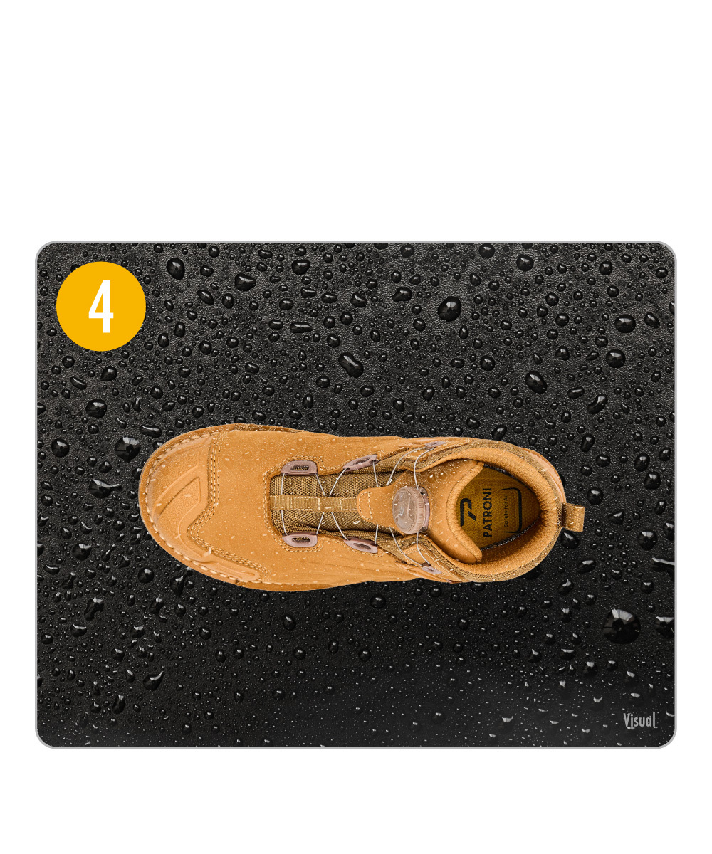 SF2307BRN MARAX safety shoe in a waterproofing scenario