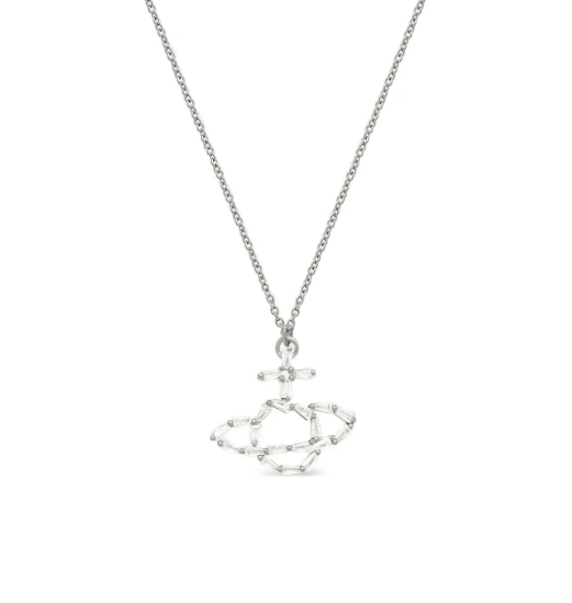 LYS02305 Vivienne Westwood 銀色鏤空設計項鏈