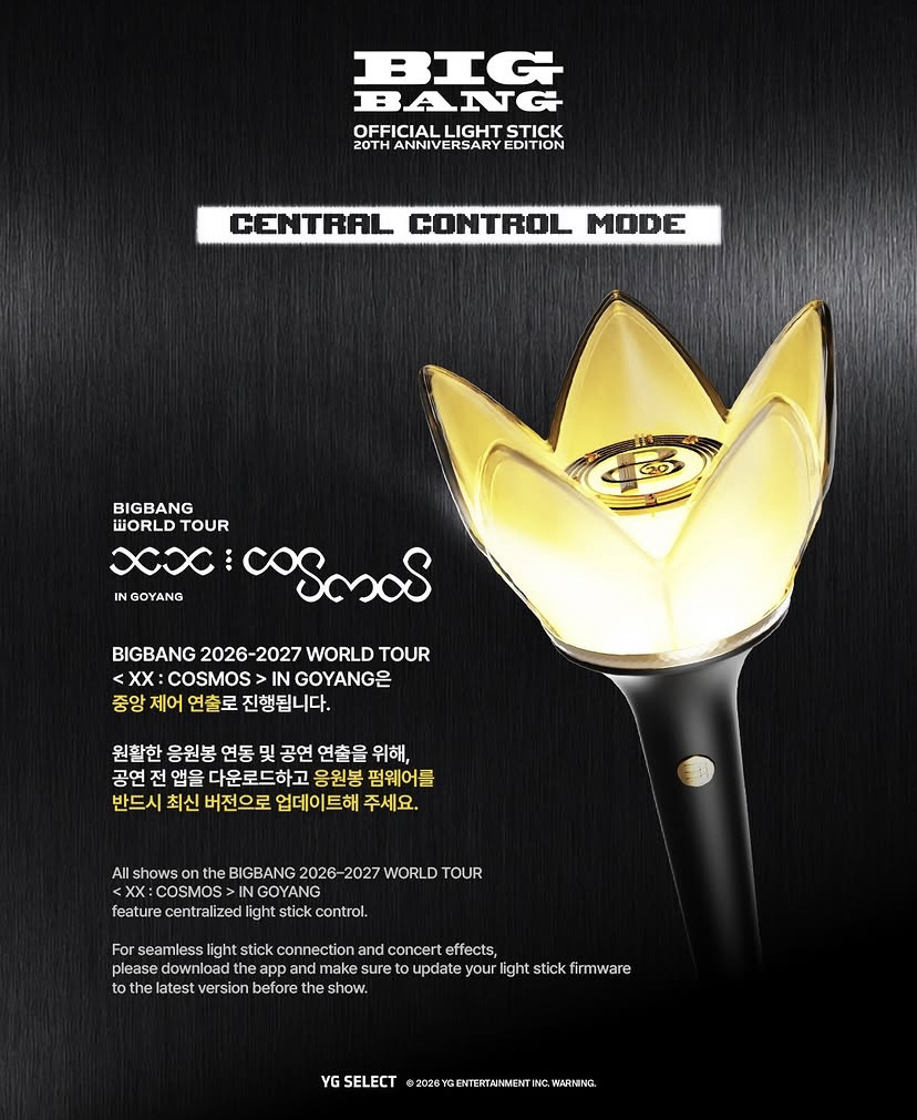 Bigbang 20th Anniversary Light stick