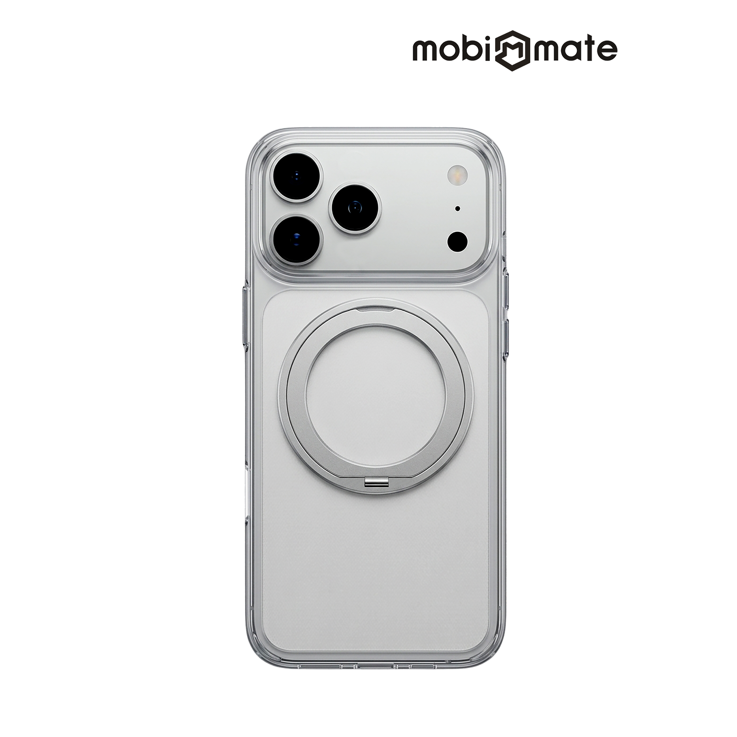 MobiMate PURE CRYSTAL  iPhone 18 / 17 Pro / Pro Max系列磁吸支架防摔保護殼-透明