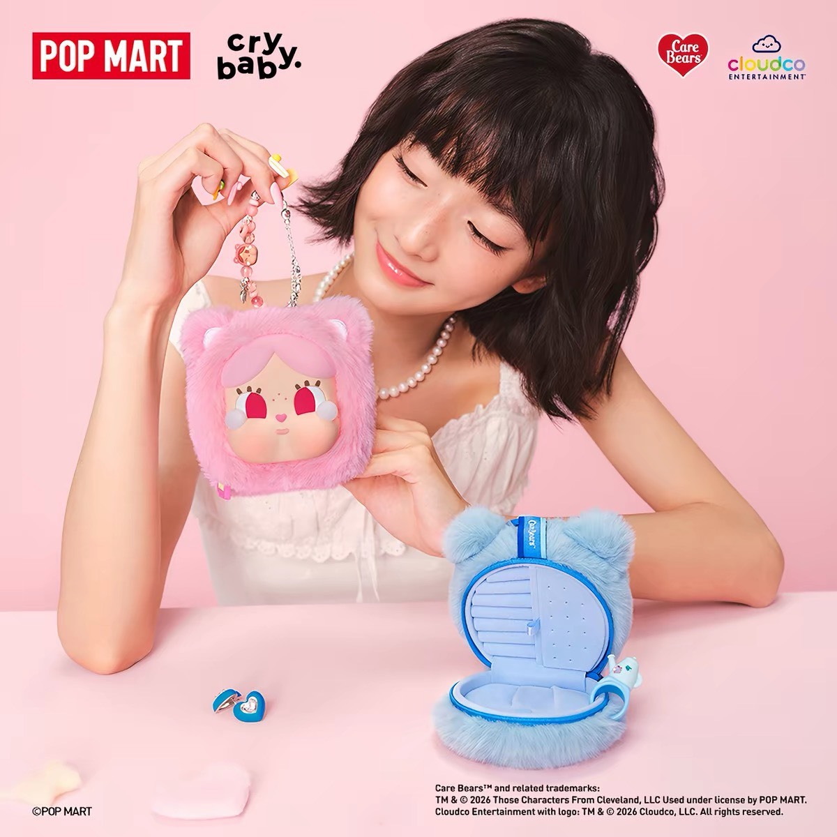 泡泡瑪特 CRYBABY × CARE BEARS系列 迷你飾品盒