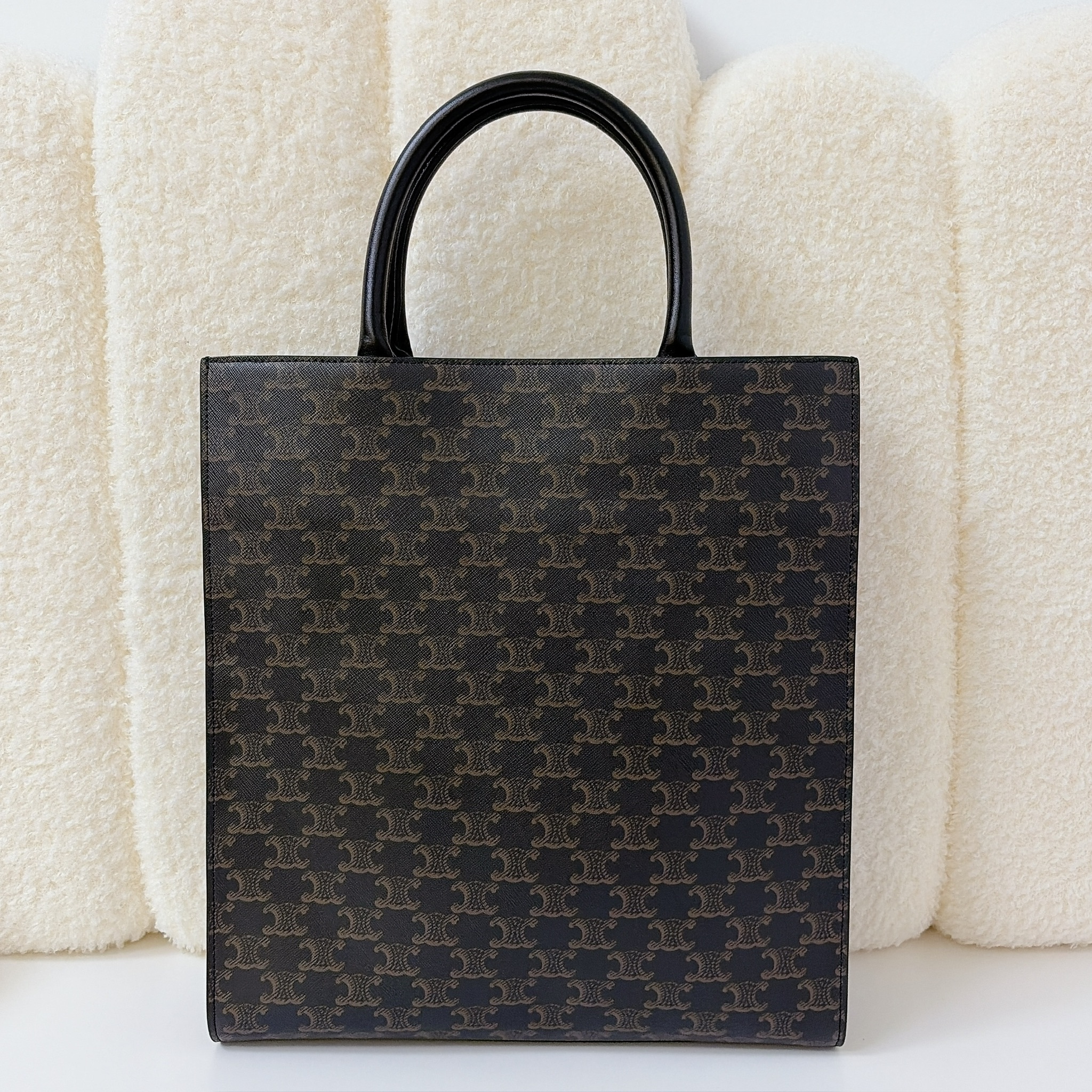 CELINE Triomphe Canvas- Brown/ GHW