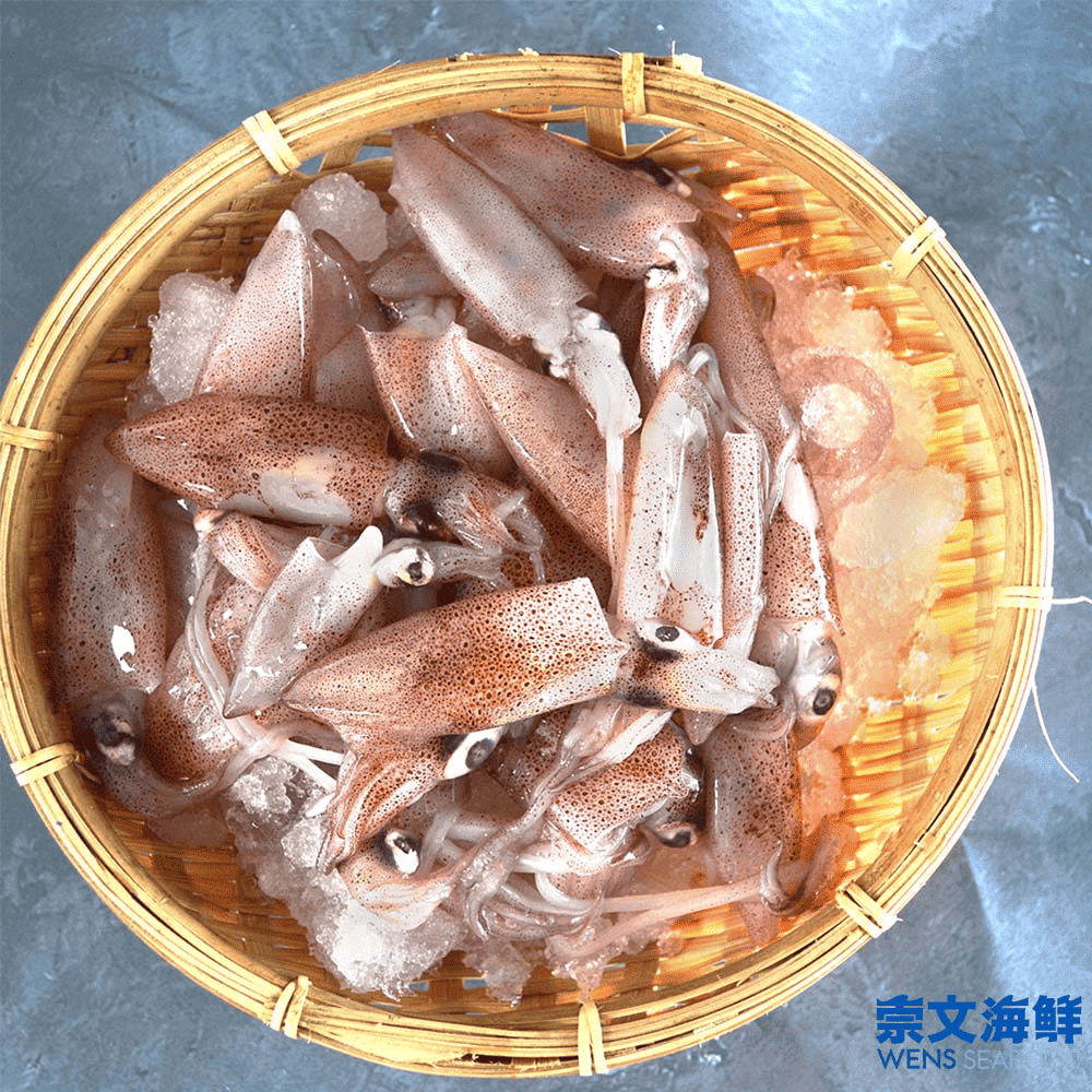 ❄️【崇文海鮮】基隆船凍生鮮小卷300g/盒