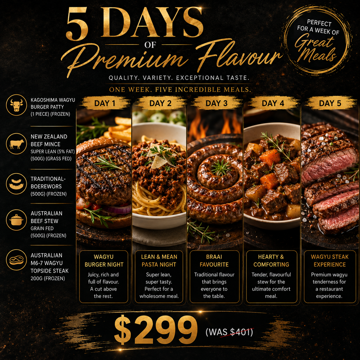 5 Days Beef Combo