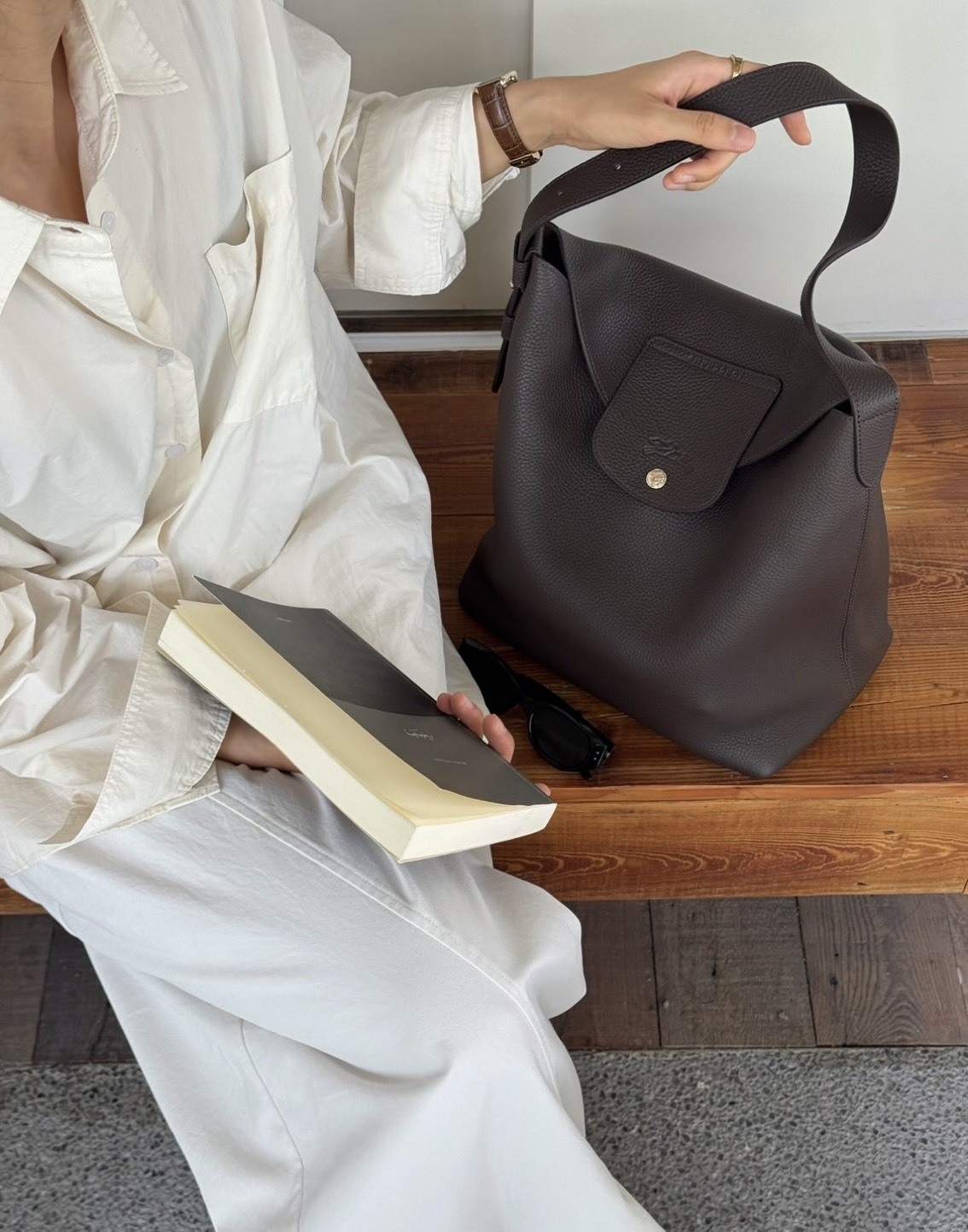 Longchamp Le Cadence Bucket bag 牛皮水桶包 大款/小款 軟皮