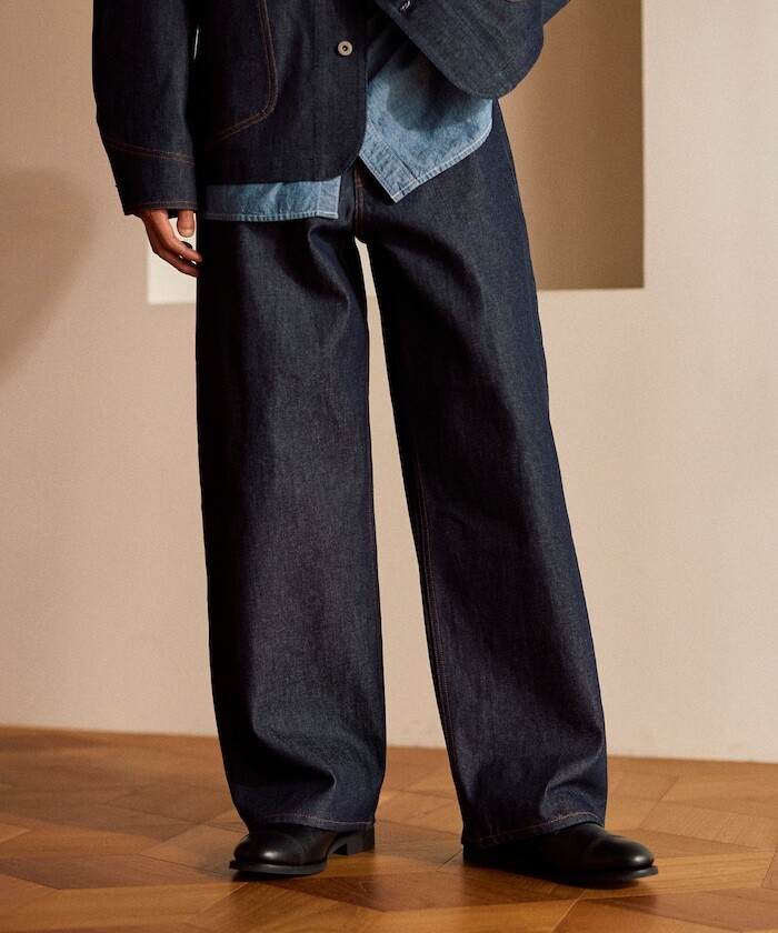 FREAK'S STORE【日本製】 JAPAN DENIM WIDE ５PKT PANTS