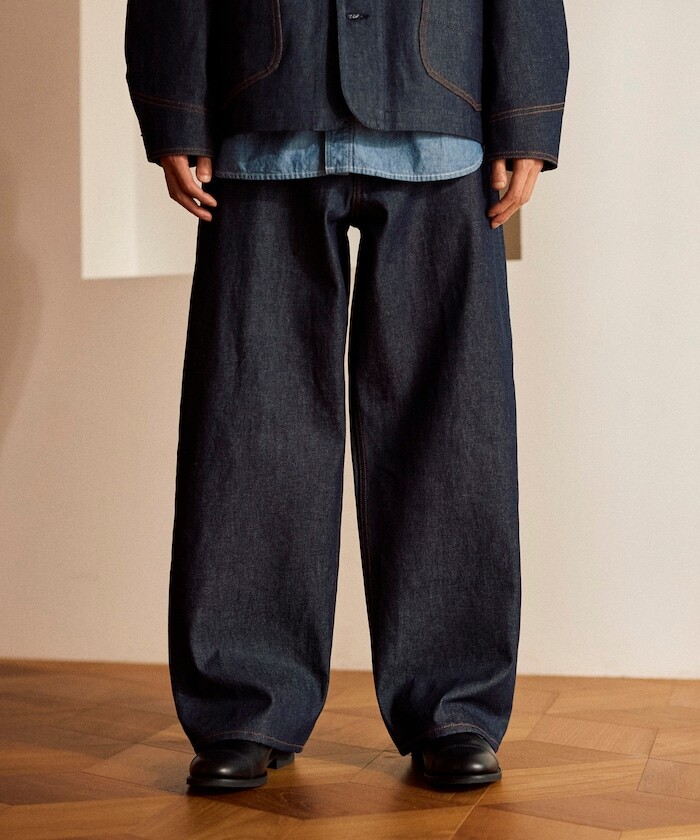 FREAK'S STORE【日本製】 JAPAN DENIM WIDE ５PKT PANTS