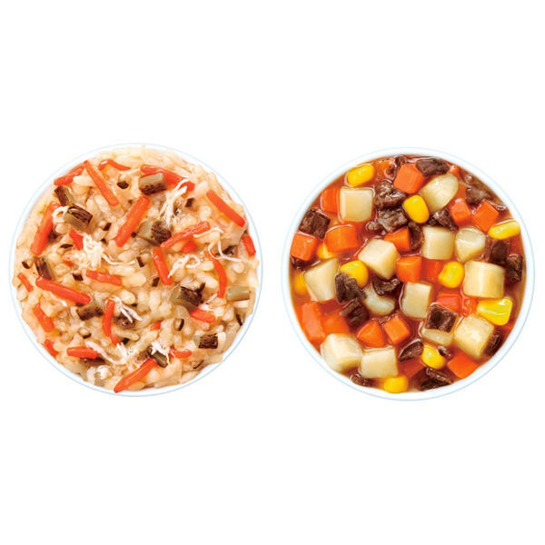 【Wakodo】BIG Ready-to-Eat Cup Chicken Okowa Rice + Beef Potato Stew 190g (110g+80g) (12 Months+)