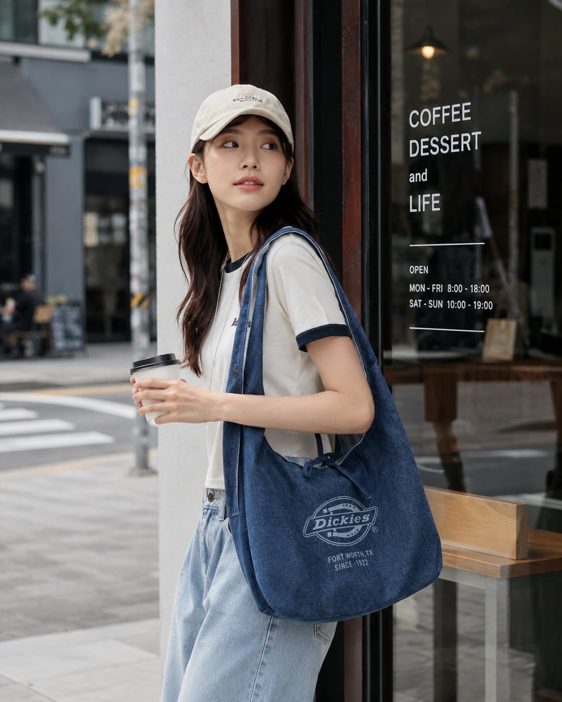 #預購 Dickies 正反兩用設計 通勤百搭 單肩包 DK-C163 兩色