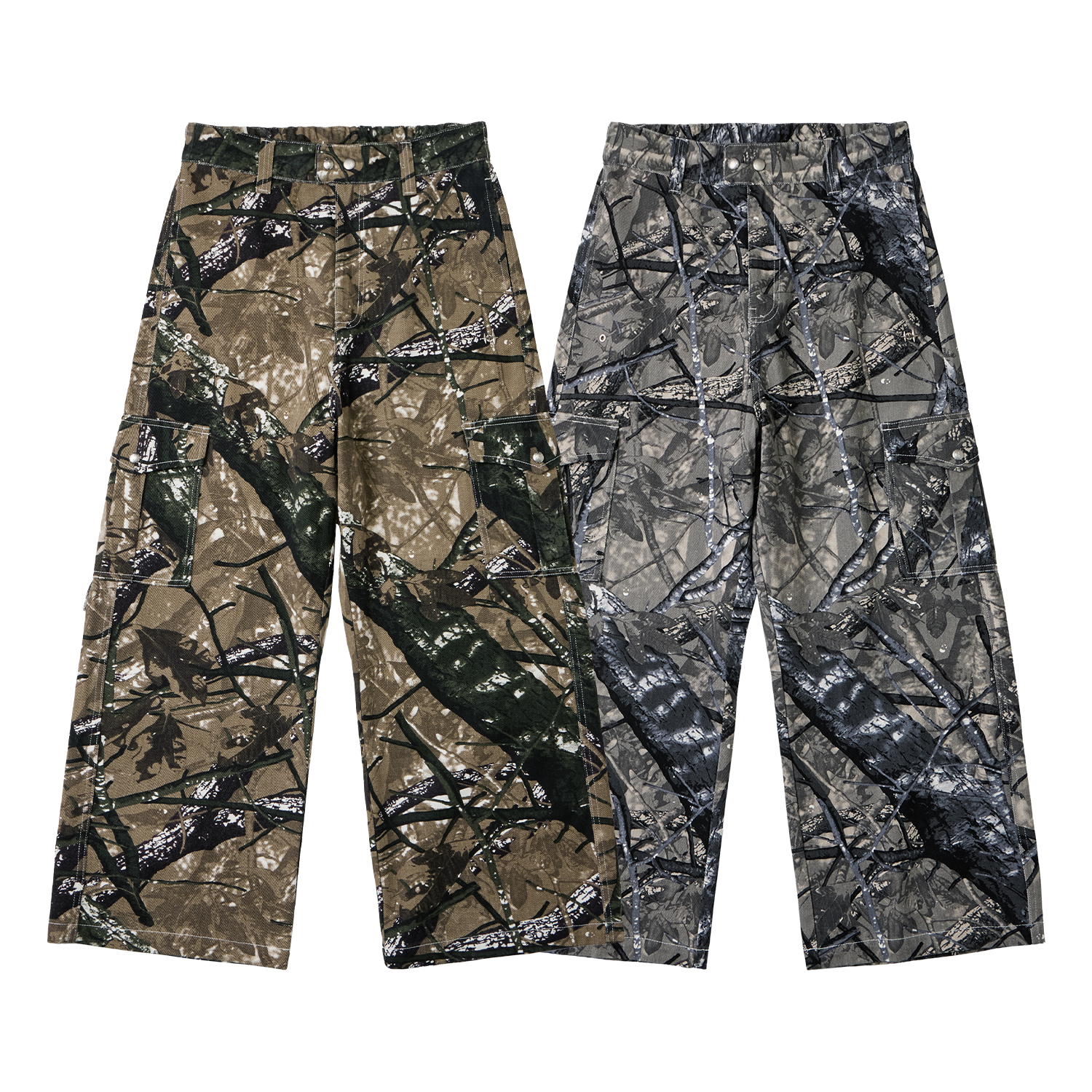 【車庫服飾】ARC ROOM LEAVES CAMO CARGO TROUSERS