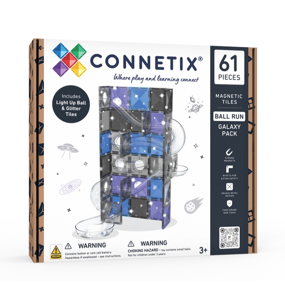 【樂森藥局】澳洲 Connetix 銀河發光滾球軌道組 61pc
