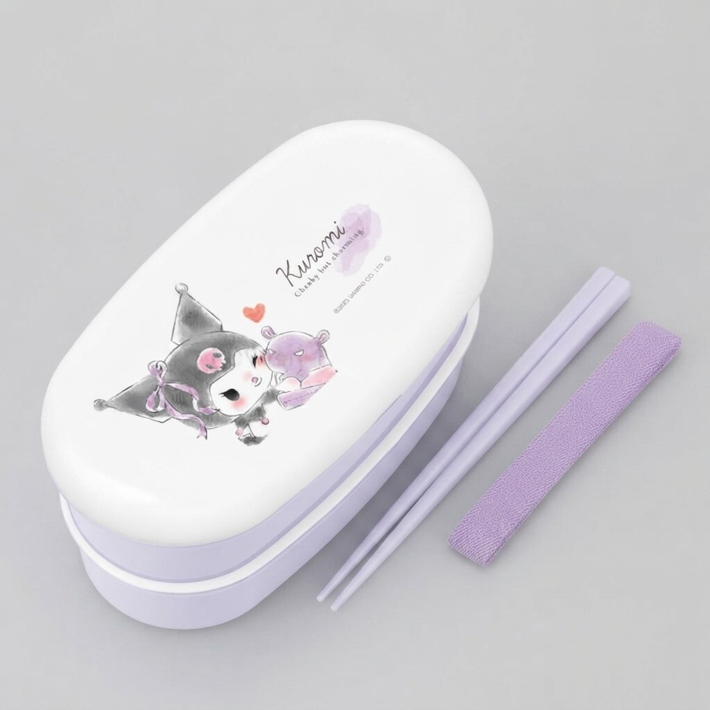 Sanrio 角色 飯盒 便當盒 KUROMI 日本製 #C10