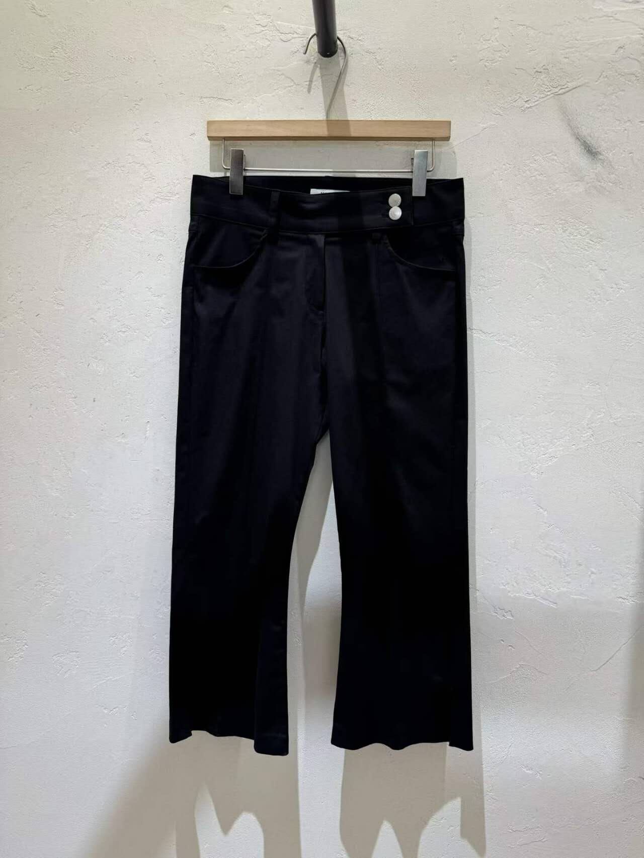 WJ7018 七分喇叭褲