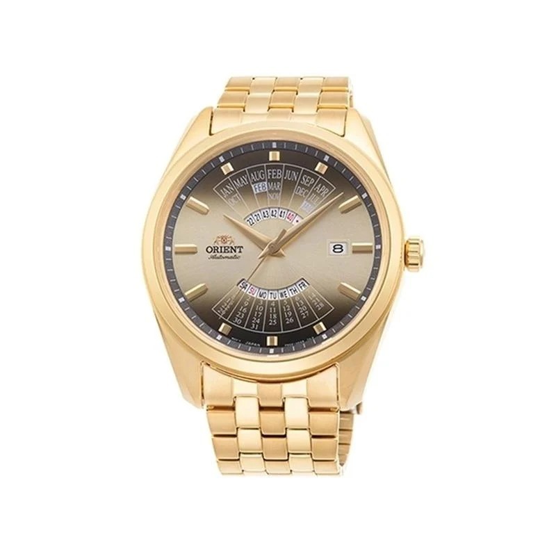 ORIENT 東方錶 MULTI-YEAR CALENDAR系列 Gold Gradation RN-BA0001G RA-BA0001G , Green Dial RN-BA0002E RA-BA0002E - 萬年曆機械手錶 43.5mm