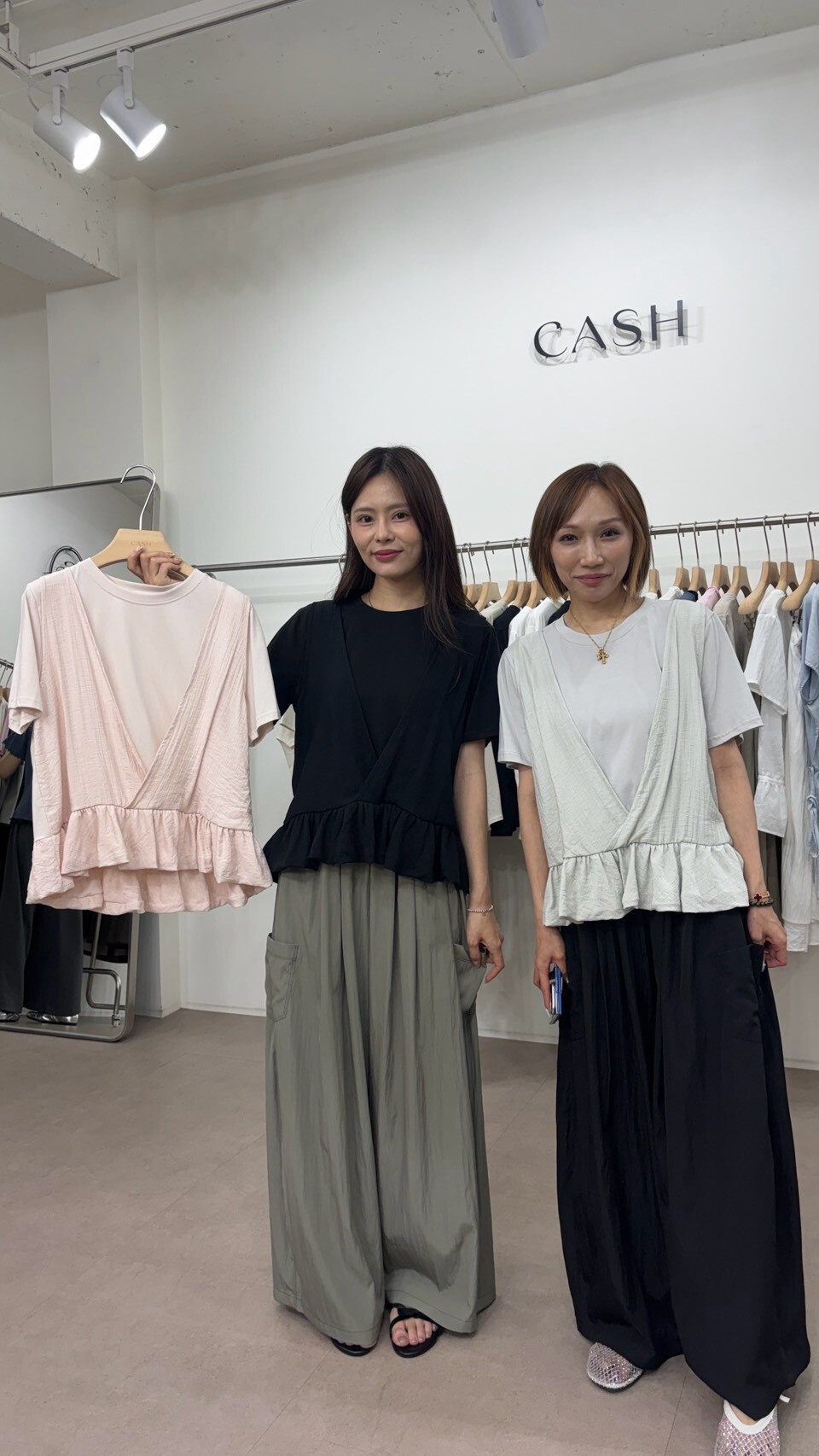 CA7003 優雅前頁裙擺上衣