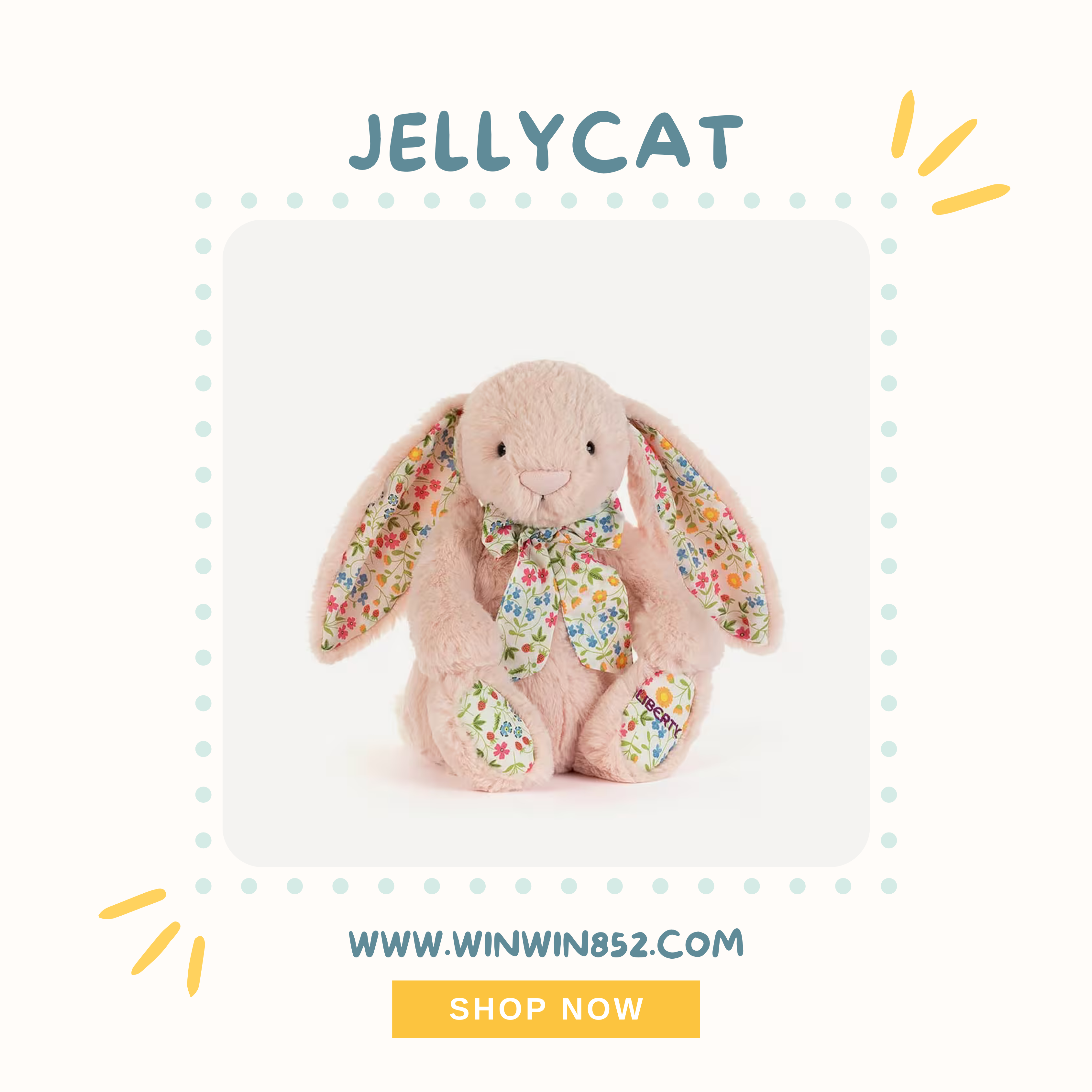 Jellycat Liberty Mirabelle Bunny