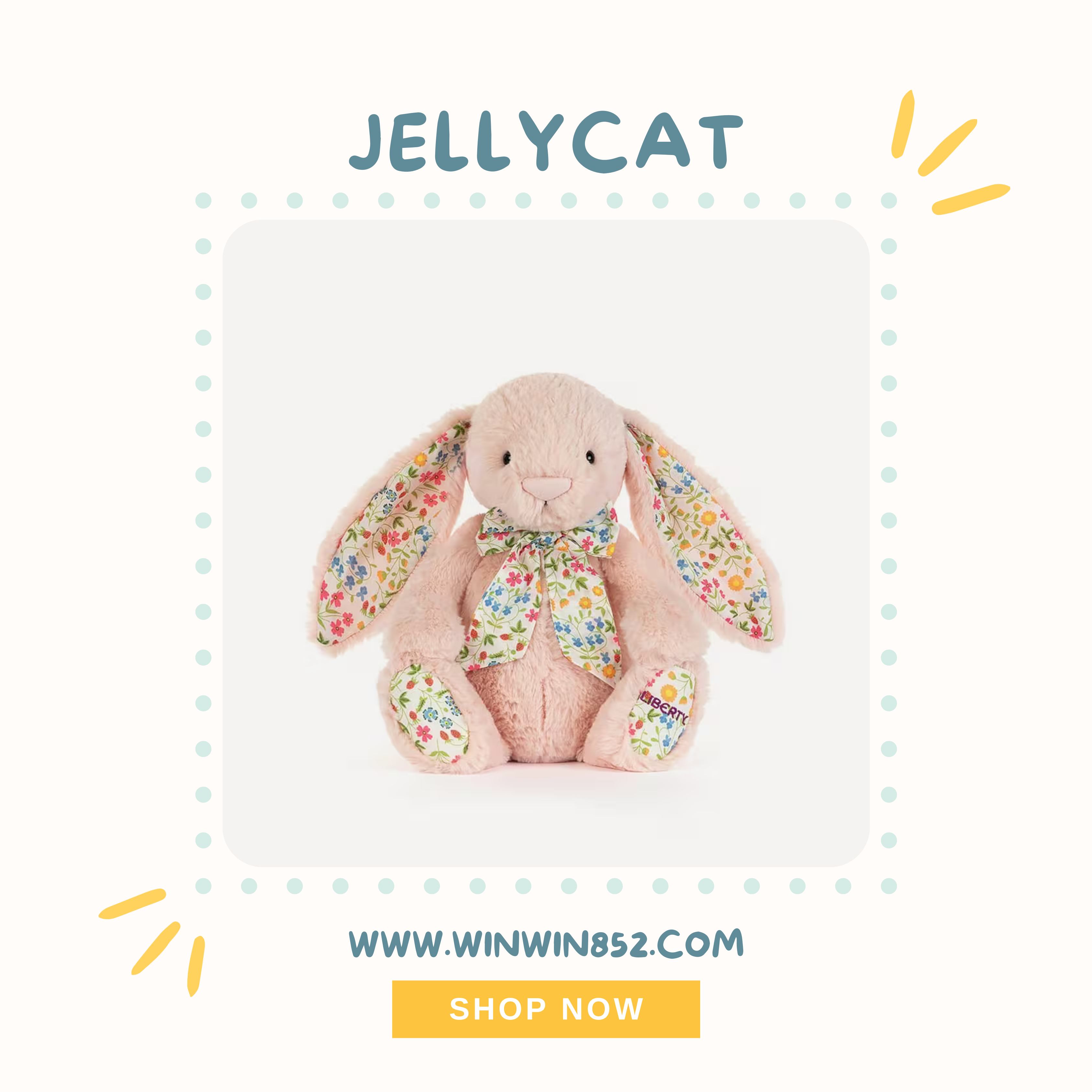 Jellycat Liberty Mirabelle Bunny