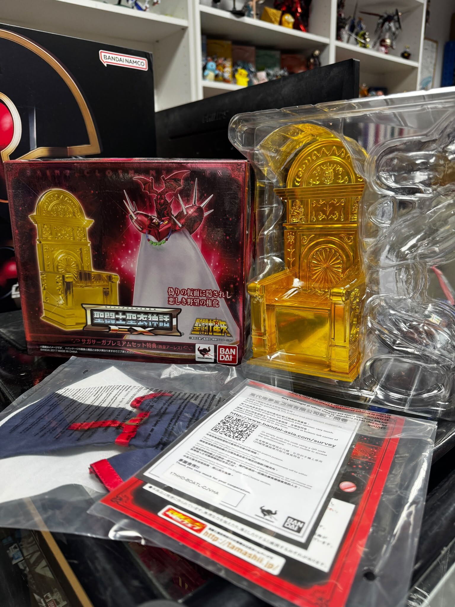 聖鬥士星矢-聖衣神話ex 雙子座 撒加 大box set 教皇 散件