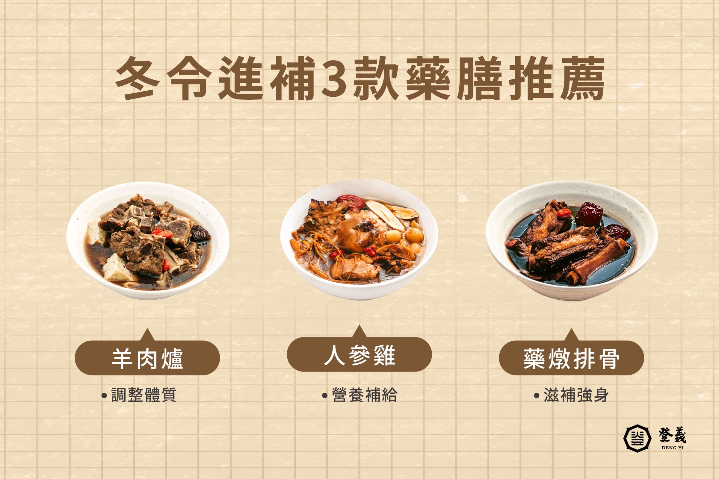 冬令進補藥膳推薦這3款